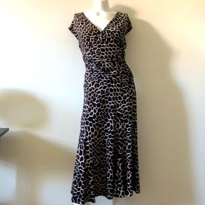Jones New York Animal Print Dress